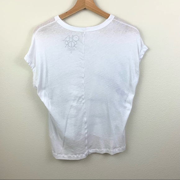 Chaser White Palm Leaf TShirt - Picture 2 of 9